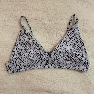 💲ZAFUL SPOTTED BIKINI TOP